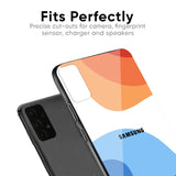 Wavy Color Pattern Glass Case for Samsung Galaxy Note 10 lite