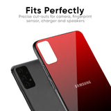 Maroon Faded Glass Case for Samsung Galaxy S10 Plus