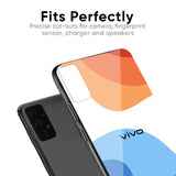 Wavy Color Pattern Glass Case for Vivo V17