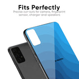 Blue Wave Abstract Glass Case for Xiaomi Redmi Note 8