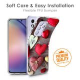 Valentine Hearts Soft Cover for Samsung Galaxy S10