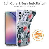 Retro Floral Leaf Soft Cover for Samsung Galaxy F54 5G