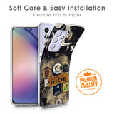 Ride Mode On Soft Cover for Samsung Galaxy F41