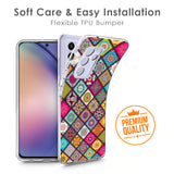 Multicolor Mandala Soft Cover for Samsung Galaxy F54 5G