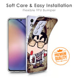 Nerdy Shinchan Soft Cover for Samsung Galaxy M54 5G