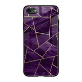 Geometric Purple iPhone 6 Glass Back Cover Online