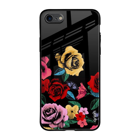 Floral Decorative iPhone 6 Glass Back Cover Online