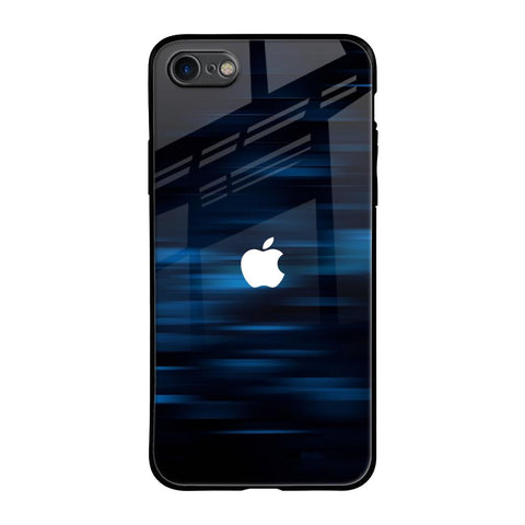 Blue Rough Abstract iPhone 6 Glass Back Cover Online