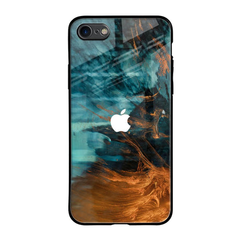 Golden Splash iPhone 6 Glass Back Cover Online