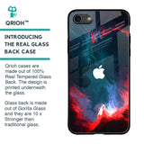 Brush Art Glass Case For iPhone 6