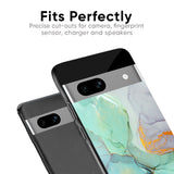 Green Marble Glass Case for Google Pixel 6a