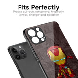 Angry Baby Super Hero Glass Case for iPhone XS Max