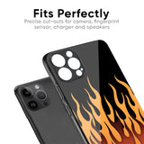 Fire Flame Glass Case for iPhone 13 mini