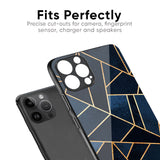 Abstract Tiles Glass Case for iPhone 15 Plus
