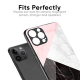 Marble Collage Art Glass Case For iPhone 14 Pro