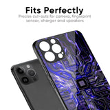 Techno Color Pattern Glass Case For iPhone 6