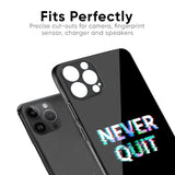 Never Quit Glass Case For iPhone 8