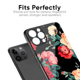 Floral Bunch Glass Case For iPhone 8