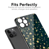 Dazzling Stars Glass Case For iPhone 15 Pro
