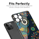 Owl Art Glass Case for iPhone 8 Plus