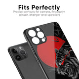 Red Moon Tiger Glass Case for iPhone 13 mini