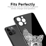 Kitten Mandala Glass Case for iPhone 8 Plus