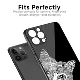 Kitten Mandala Glass Case for iPhone 11