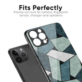 Abstact Tiles Glass Case for iPhone 8 Plus