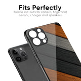Tri Color Wood Glass Case for iPhone 12 Pro Max