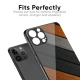 Tri Color Wood Glass Case for iPhone 8 Plus