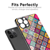 Multicolor Mandala Glass Case for iPhone 8 Plus