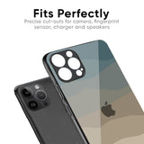 Abstract Mountain Pattern Glass Case for iPhone 8 Plus