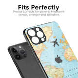 Fly Around The World Glass Case for iPhone XR