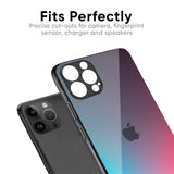 Rainbow Laser Glass Case for iPhone XS