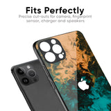 Watercolor Wave Glass Case for iPhone 8 Plus