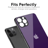 Dark Purple Glass Case for iPhone 8 Plus