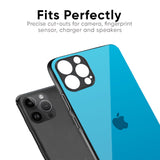 Blue Aqua Glass Case for iPhone 8 Plus