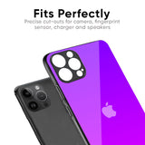 Purple Pink Glass Case for iPhone 15 Plus