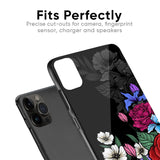 Rose Flower Bunch Art Glass Case for iPhone 13 Pro