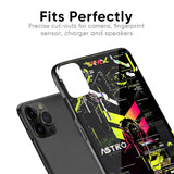 Astro Glitch Glass Case for iPhone 15