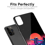 Retro Astronaut Glass Case for iPhone X