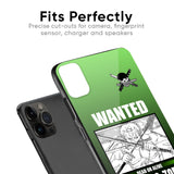 Zoro Wanted Glass Case for iPhone 12