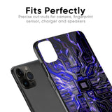 Techno Color Pattern Glass Case For iPhone 6S