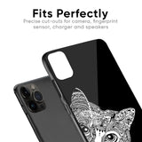 Kitten Mandala Glass Case for iPhone 12