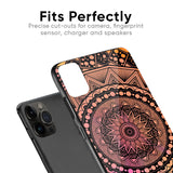 Floral Mandala Glass Case for iPhone X