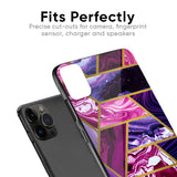 Electroplated Geometric Marble Glass Case for iPhone X
