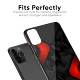 Modern Camo Abstract Glass Case for iPhone X