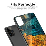 Architecture Map Glass Case for iPhone X
