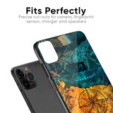 Architecture Map Glass Case for iPhone 12