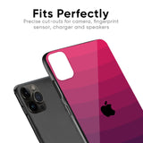 Wavy Pink Pattern Glass Case for iPhone 15 Pro Max